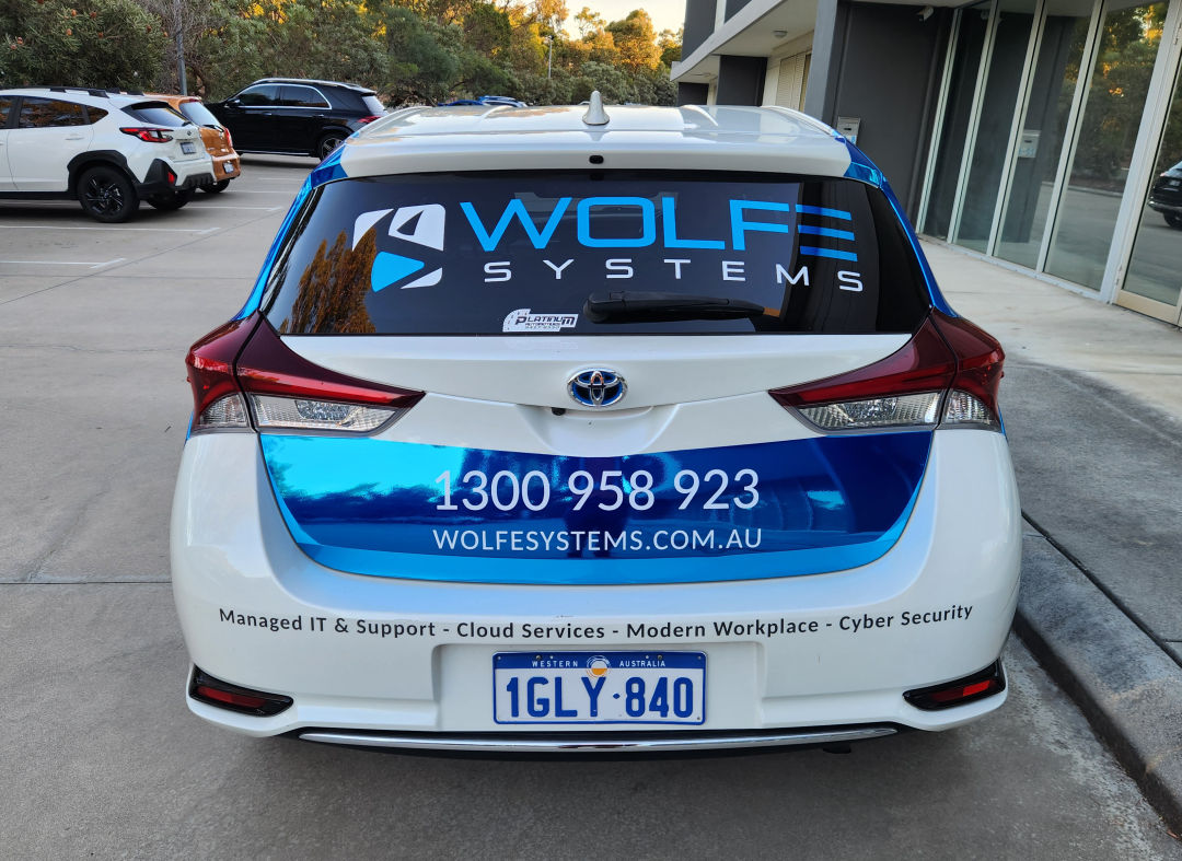 Rear wrap detail