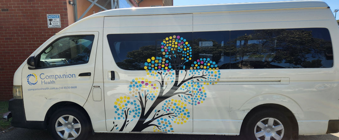 Companion Health fleet rebrand by Signfolk Perth
